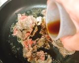 すき焼き肉の山芋とろろ絡め作り方5写真