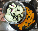 かぼちゃナスのカレー粉野菜炒め♪簡単作り方5写真