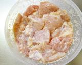 柔らかい！鶏むね肉の青ねぎわさびマヨ焼き作り方3写真