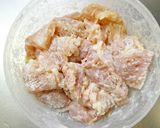 柔らかい！鶏むね肉の青ねぎわさびマヨ焼き作り方5写真