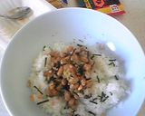 納豆お茶漬け？作り方1写真