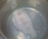 春菊バンバンジー作り方1写真