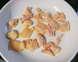 鶏皮のクミン炒め≦ФωФ≧作り方1写真