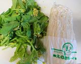 エノキ一袋まぜそばインスタントラーメン作り方1写真