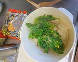 エノキ一袋まぜそばインスタントラーメン作り方3写真