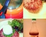 レンコンと大葉の和風ハンバーグ作り方3写真