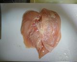 鶏胸肉のクリームソテー作り方1写真