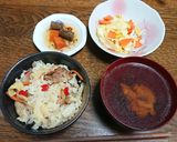 筍と新玉ねぎを使った五目炊き込みご飯作り方6写真