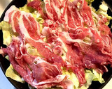春キャベと豚しゃぶ肉の簡単白だしさっと煮作り方3写真