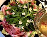 春キャベと豚しゃぶ肉の簡単白だしさっと煮作り方4写真