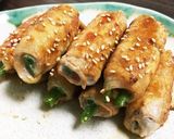 インゲンと人参の豚ロース巻き作り方10写真