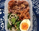 【韓国の味】黒米入り薬膳ご飯、おこげ付き作り方7写真