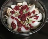 重ね煮のきのこたっぷり！梅の湯豆腐作り方3写真