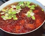 だしがきいて美味しい鶏肉とねぎのお吸い物作り方2写真