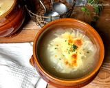 丸ごと新玉ねぎのオニオングラタンスープ作り方3写真