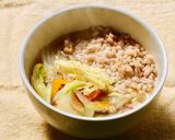 蒸し鶏と野菜の雑穀スープ風作り方7写真