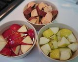素材を活かした安納芋とりんごのコンポート作り方1写真