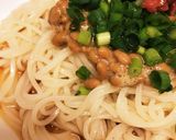 梅肉と納豆のさっぱりひやむぎ♡♡作り方3写真