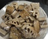 蓮根の甘辛焼き作り方1写真