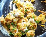 ふきのとうのしょっぱめ玉子焼き作り方4写真