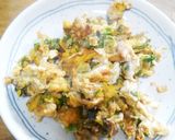 ふきのとうのしょっぱめ玉子焼き作り方5写真