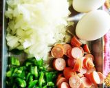 子供も大好き♡まろやかみそマヨ炒飯♡作り方1写真
