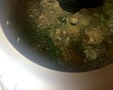 あさりと青菜の酒蒸し作り方3写真
