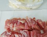 簡単☆鶏むね肉カレー風味のバターポン炒め作り方1写真