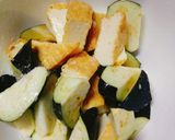 こってりうま♡豚なす厚揚げの味噌マヨ炒め作り方2写真