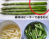アスパラと新じゃがのバター和え作り方1写真