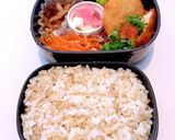 ４月１２日　くま弁当　簡単可愛い作り方4写真