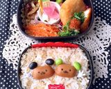 ４月１２日　くま弁当　簡単可愛い作り方5写真
