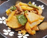 豚肉と大根の中華風炒め作り方5写真