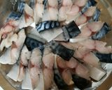 塩サバと自家製ソーセージのフライ作り方1写真