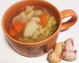 簡単★野菜たっぷりコンソメスープ♬作り方4写真