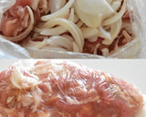 豚こま切れ肉と玉ねぎの香ばしグリル作り方1写真