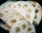 れんこんの鶏つくねサンド焼き☆作り方1写真