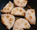 れんこんの鶏つくねサンド焼き☆作り方5写真