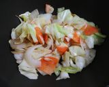 野菜たっぷり！かんたんにんにく焼きそば作り方4写真
