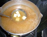 新鮮、葉っぱのシャキシャキ味噌汁作り方1写真