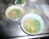 新鮮、葉っぱのシャキシャキ味噌汁作り方3写真