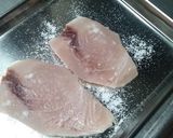 かじきまぐろの居酒屋ピザ串作り方1写真