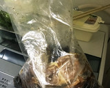 ほうれん草ともも肉の照り焼き炒め作り方1写真