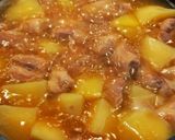 鶏肉と新じゃがの煮物カレー風味　作り方4写真