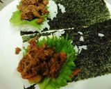 魚缶味噌そぼろDE手巻きご飯！作り方1写真