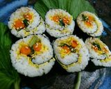 やみつきご飯巻き♥葉わさびと山ごぼう作り方20写真