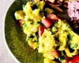 女子力up♡アボカド＊トマトでたまご焼き作り方6写真