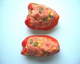 パプリカのカラフル肉詰め作り方4写真