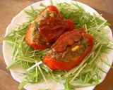 パプリカのカラフル肉詰め作り方6写真