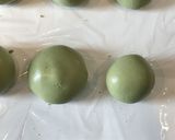 ヘルシー？青汁白玉饅頭作り方6写真